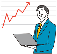 右肩上がりの成績